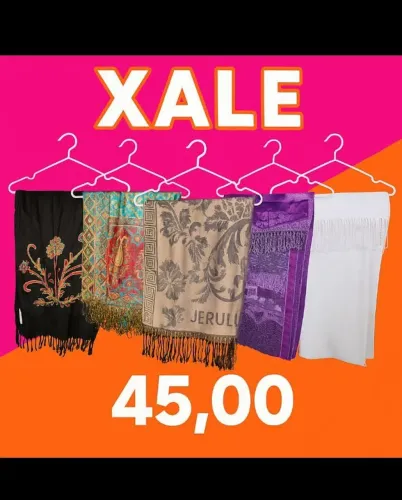 Xale Feminino Jerull com Franjas - Promoção