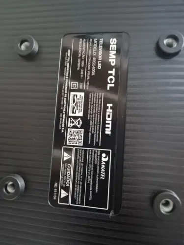 (LEIA TUDO ) TV SEMP TCL 40S5400A - TELA QUEBRADA NUNCA USADA