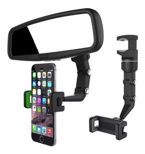 360 Graus Suporte Telefone Espelho Retrovisor Multifuncional