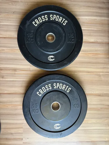 Anilhas 15kg cross sports 