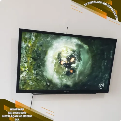 Instalação de TV em Suporte Fixo