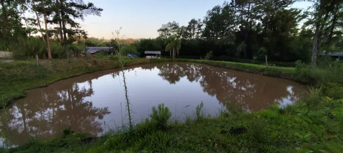 Chácara 1 Hectare em Rolante RS 2 Casas Galpão Açudes e Quiosque