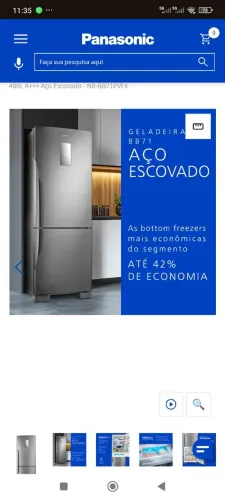 Geladeira Panasonic