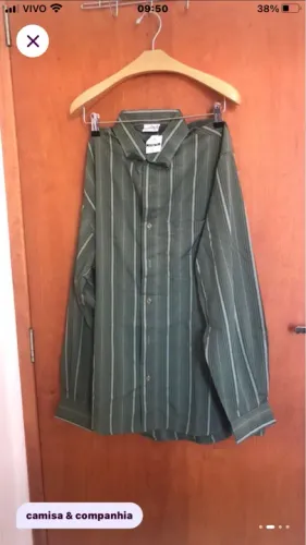 Camisa Social Verde