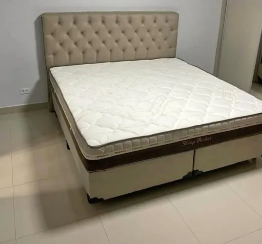 Cama Box Queen Sleep Pocket Ortosleep - Conforto e Elegância