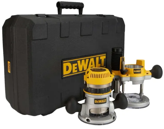 Tupia Router Dewalt 2,25cv Dw618, Base Fixa, 12a, 24000 Rpm Importada