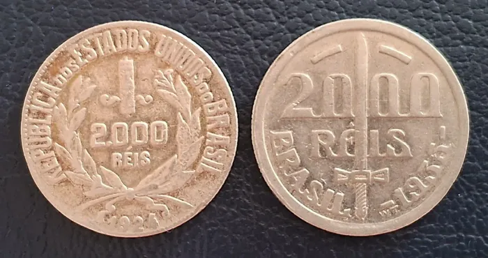Moedas 2000 Reis Prata