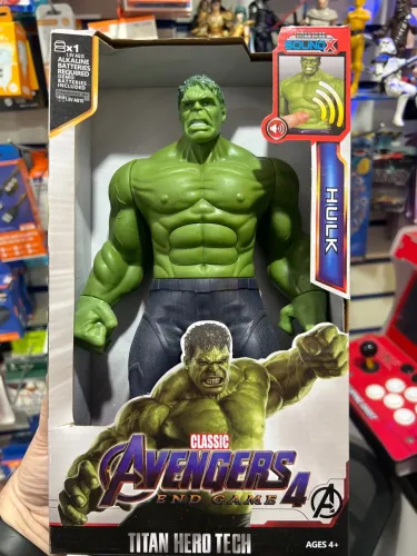 Boneco Hulk Titan Hero Tech Avengers End Game 30cm