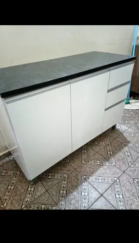Balcão de Cozinha Branco 