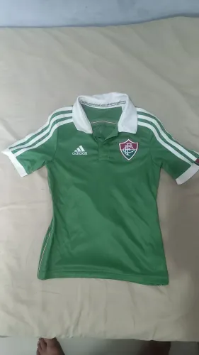 Camisa Fluminense Adidas infantil verde 2015 tam 3 anos