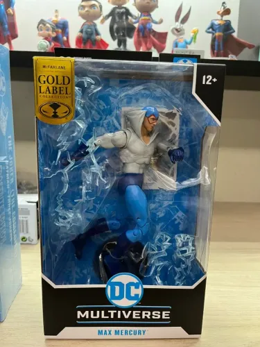 Mcfarlane Toys Max Mercury Gold Label 7 Dc Multiverse