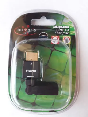 adaptador hdmi 1.4 180# / 90# graus integris k95