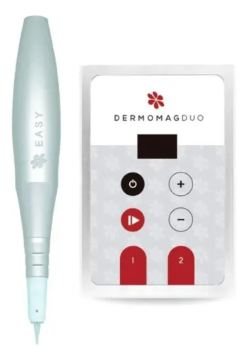 Dermógrafo Dermomag Pen Easy prata fonte Duo