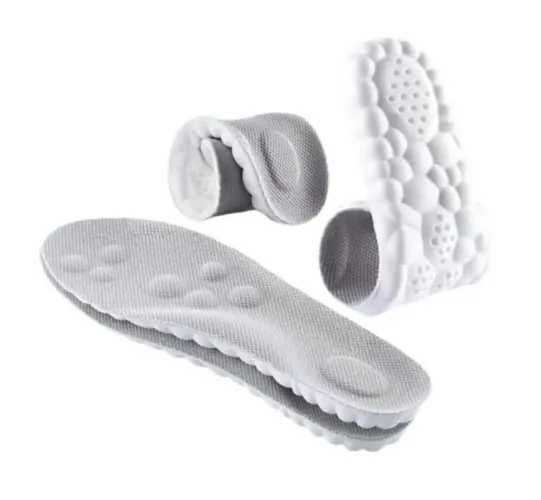 Palmilhas para conforto e saúde dos pés