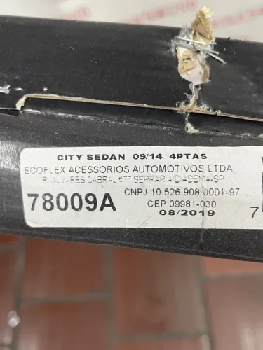 Calha de chuva city sedan 9/14 instalado na hora em seu carro