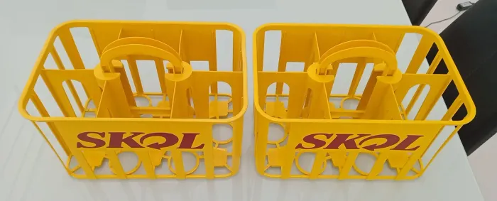 2 Engradados Skol Com Alça Para Cerveja
