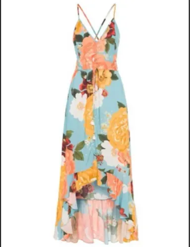 Vestido farm floral azul