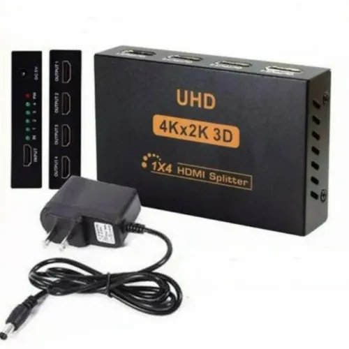 Splitter Distribuidor Divisor Hdmi 1x4 4k UHD