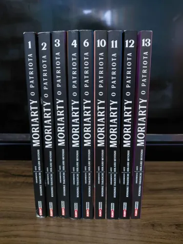 Mangás Moriarty o Patriota vol 1,2,3,4,6,10,11,12,13