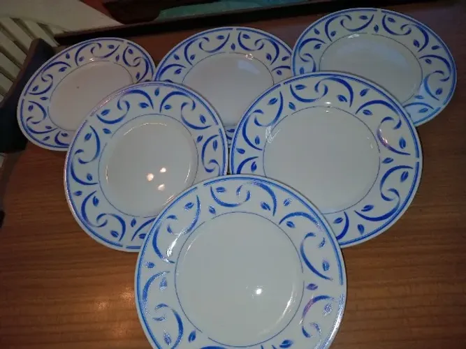 Prato Raso Blue Ocean 15cm - sobremesa