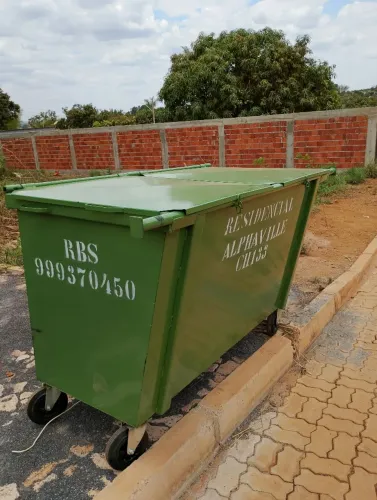 Contêiner Padrão Slu Capacidade 1.200 Dentro Das Normas Técnicas ABNT