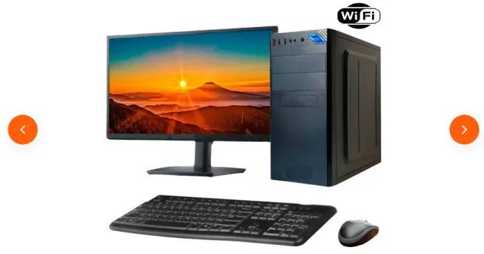 Computador Completo TOB Intel Core i5 com Wi-Fi SSD 240GB Memória 8GB Windows 10 Pro Trial