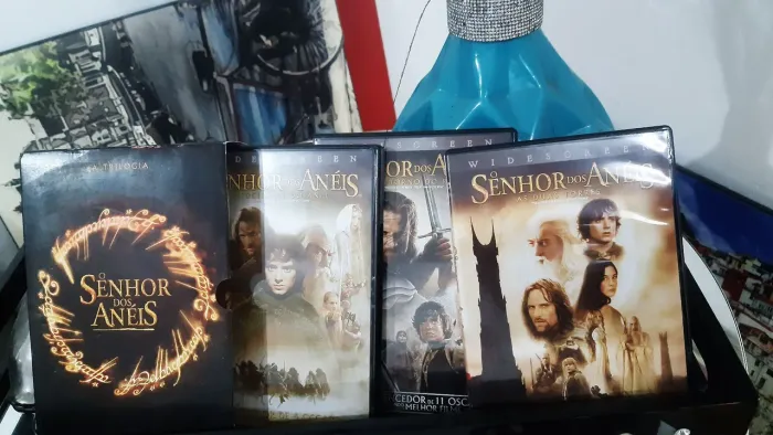 BOX COM 6 DVDS O Senhor dos Anéis Trilogia DVD