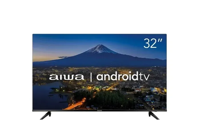 NOVO - Smart AndroidTV Aiwa 32, Borda Ultrafina, Bluetooth, Wifi, Controle comando de voz