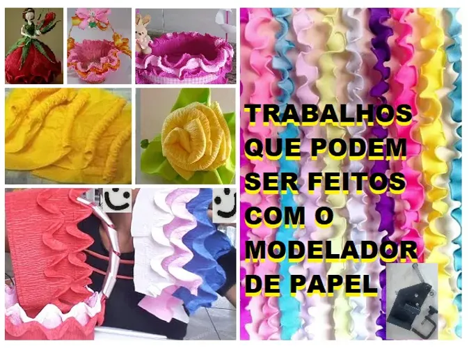 Modelador de Papel Crepom 