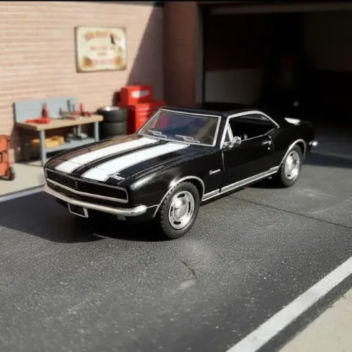 Carrinho De Brinquedo Camaro Z-28 1967 1/37 - portas abrem, fricção