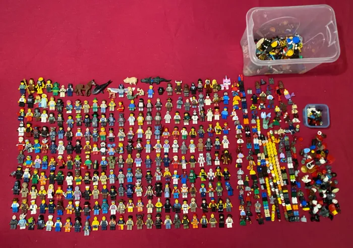Lote 250 Minifiguras Lego originais