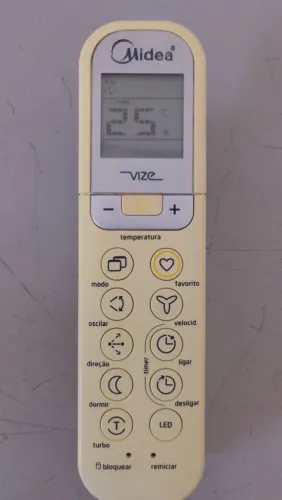 Controle Original para ar condicionado MIDEA VIZE Seminovo