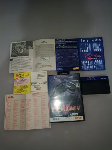 Cartucho Master System Mortal Kombat 2