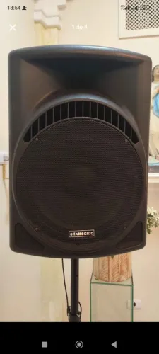 Caixa de Som Ativa Shamsonic 500w RMS