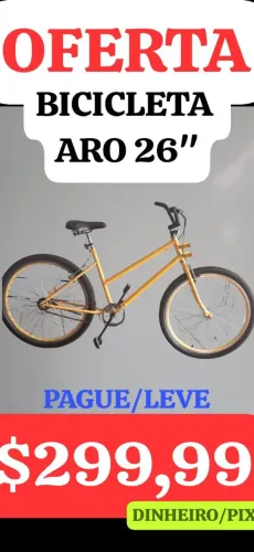 DESAPEGO! BICICLETA ARO 26" LEIAM: