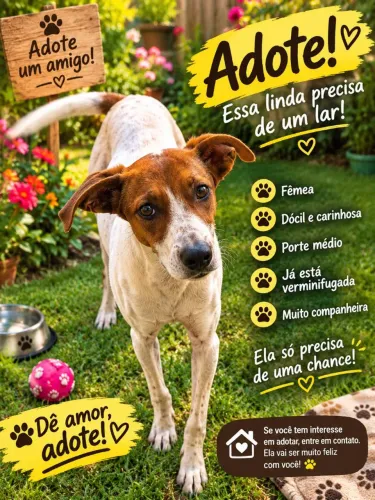 Filhote Dog para adoção fêmea 