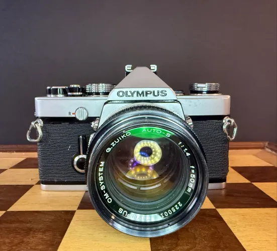 Câmera analógica Olympus OM-1 om1 revisada