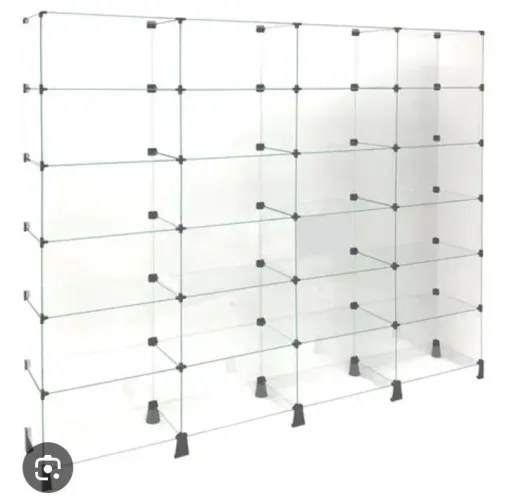 Prateleira vitrine vidro módulo 1.90x2.5