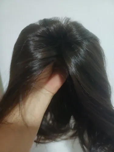 Topo capilar humano liso 100g