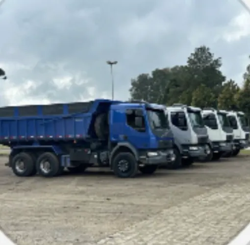 Volvo 330, caçamba com pistão frontal  ano 2019, traçado