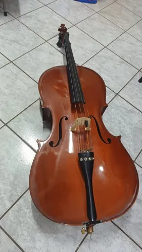 Violoncelo Parrot 1553 4/4 Completo + Arco + Capa