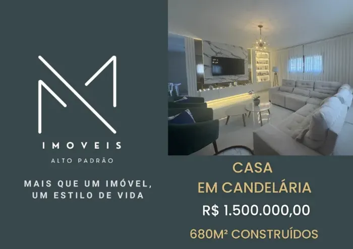 CASA EM CANDELÁRIA 680M²