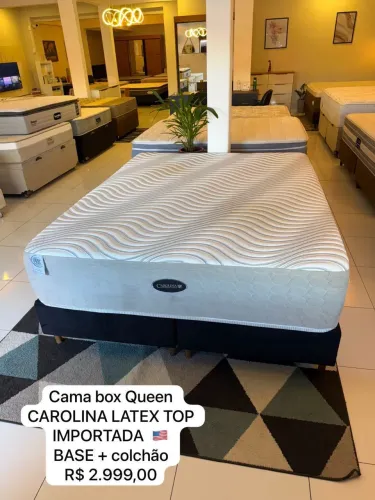 Cama box queen IMPORTADA TOP - Entrega grátis