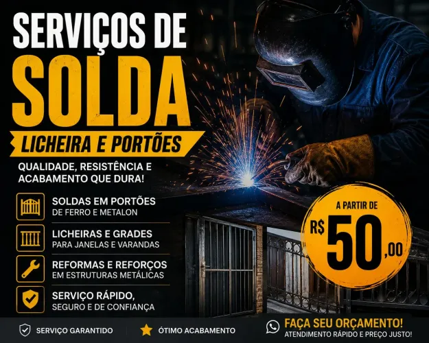 Serviço de soldagem