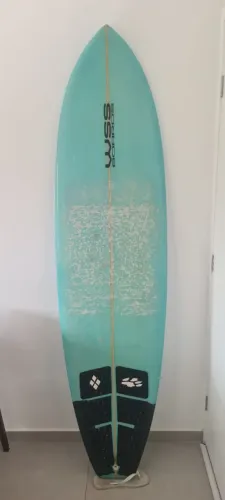 Longboard 7 pés - 2 capas e jogo de quilha