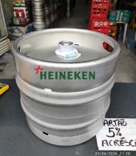 Barril de chopp Heineken 30L (Casco)