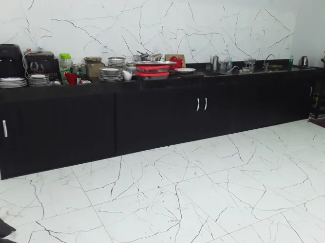 Armários de Cozinha em PVC com Prateleira 