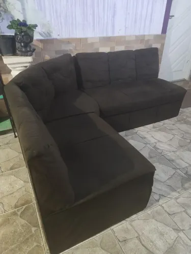 Sofá de canto 5 lugares novo