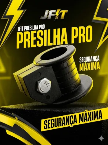 Par de presilhas 25mm para barras de academia