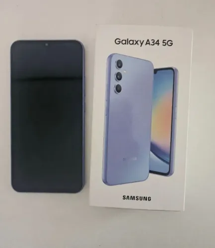 Samsung A34 5g 256gb Lilás semi-novo